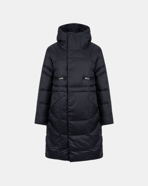 Women's UA Armour Down Parka in Black image number 6